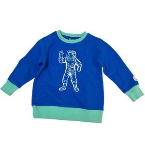 Billionaire Boys Club (BBC) Kids Astronaut Crewneck Fleece Sweatshirt size 4T